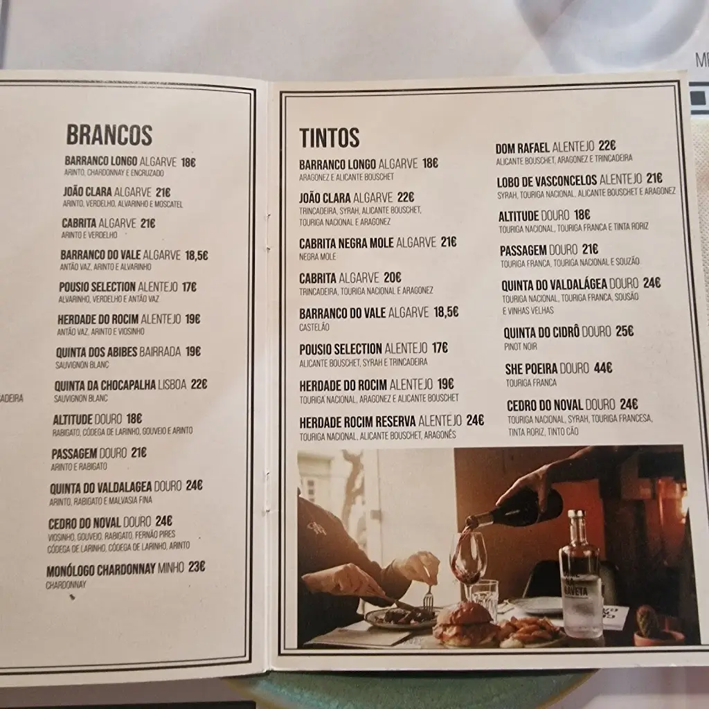 Menu_Restaurante Come na Gaveta_Tavira_immagine_3