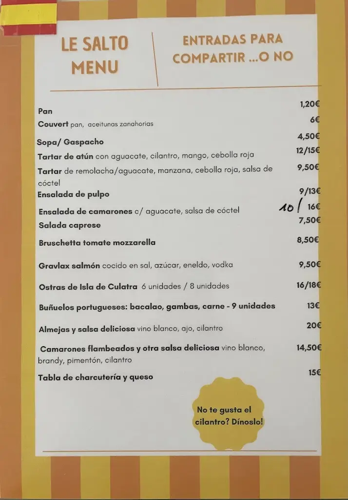 Menu_Le Salto_Tavira_immagine_2