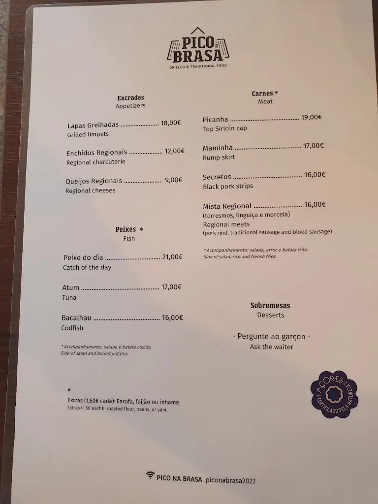 Menu_Pico na Brasa_São Roque do Pico_image_1