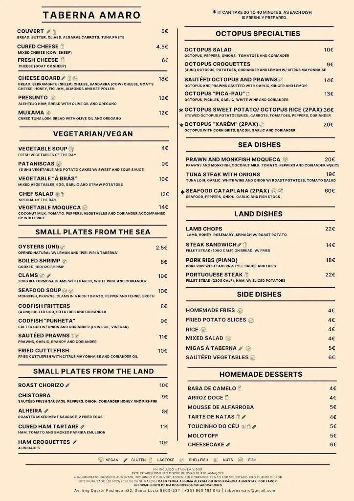 Menu_Taberna Amaro_Santa Luzia_imagen_1