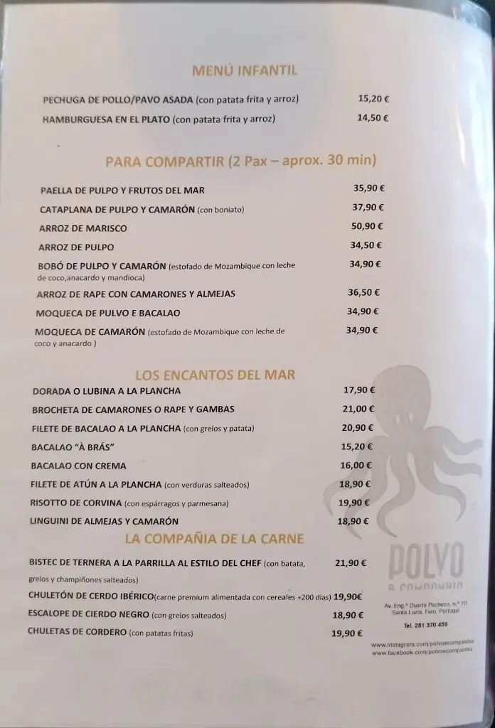 Menu_Polvo & Companhia_Santa Luzia_immagine_3