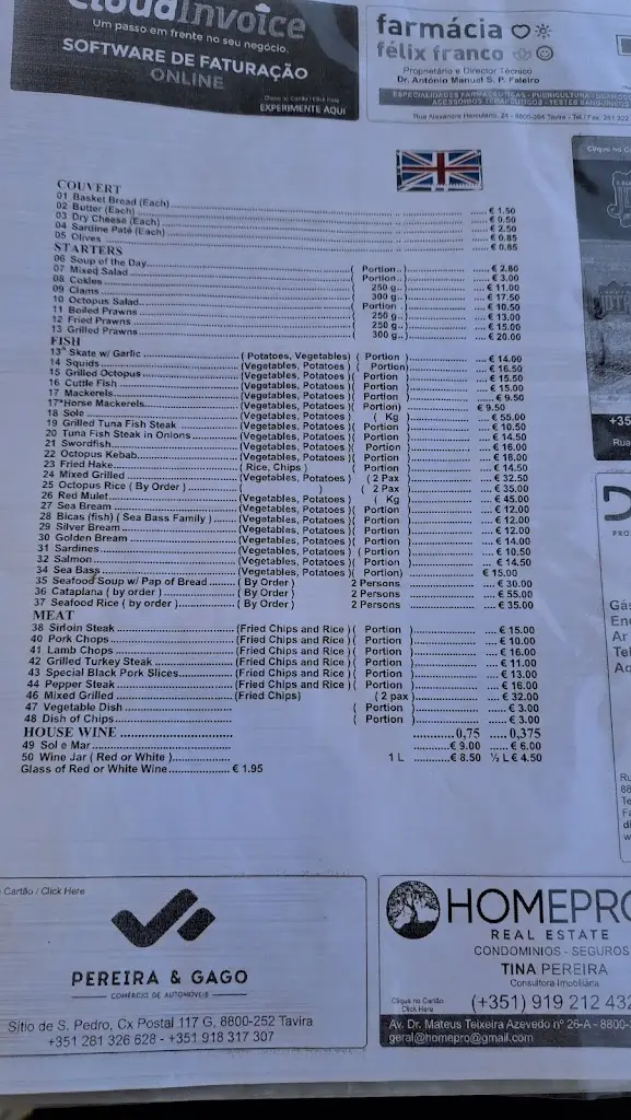 Menu_Sol e Mar_Santa Luzia_immagine_2