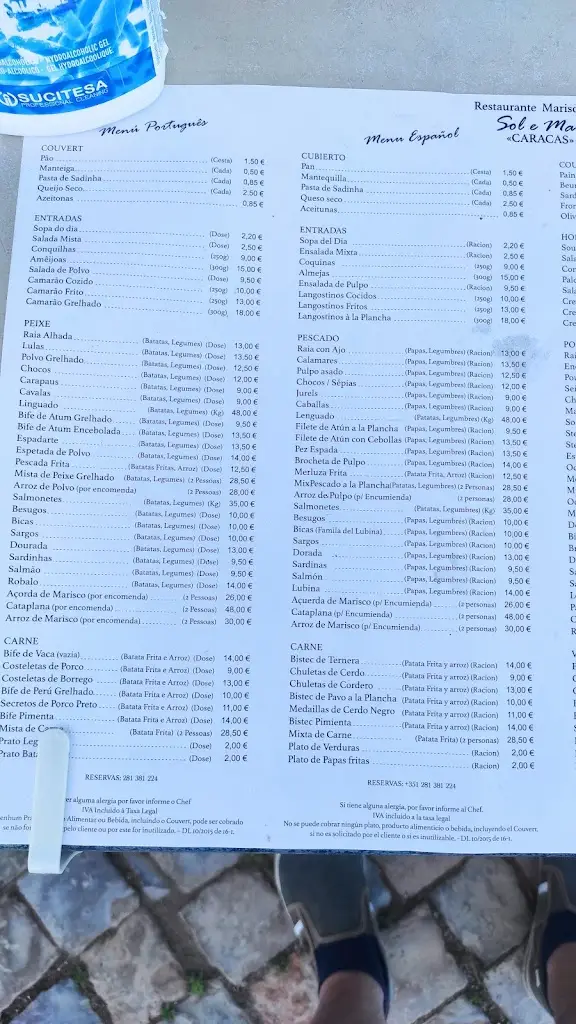 Menu_Sol e Mar_Santa Luzia_immagine_3