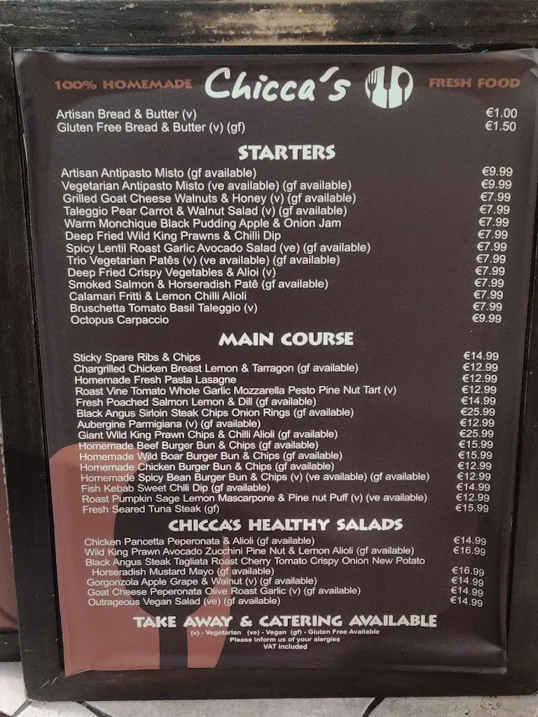 Menu_Chiccas Restaurant_Senhora da Luz_image_2