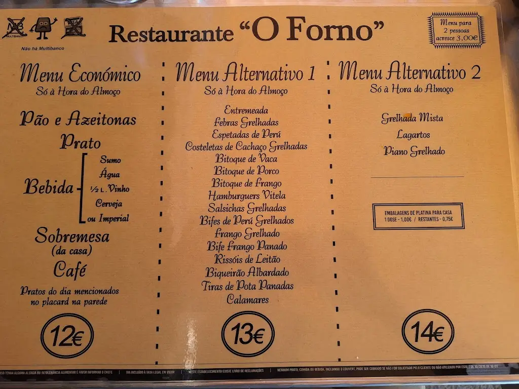 Menu_Restaurante O Forno_Senhora da Luz_immagine_2