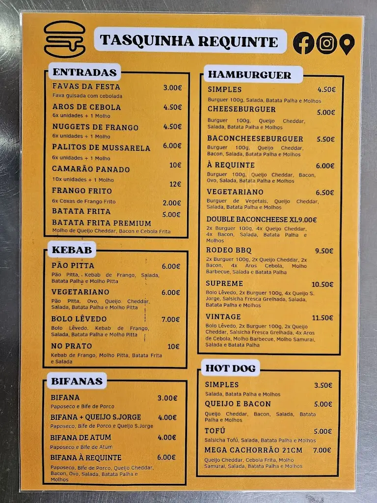 Menu_Tasquinha Requinte_São Roque do Pico_image_1