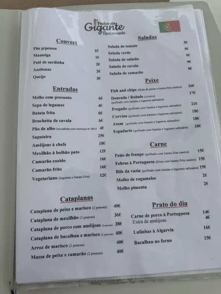 Menu_Pedra do Gigante_Sagres_immagine_2