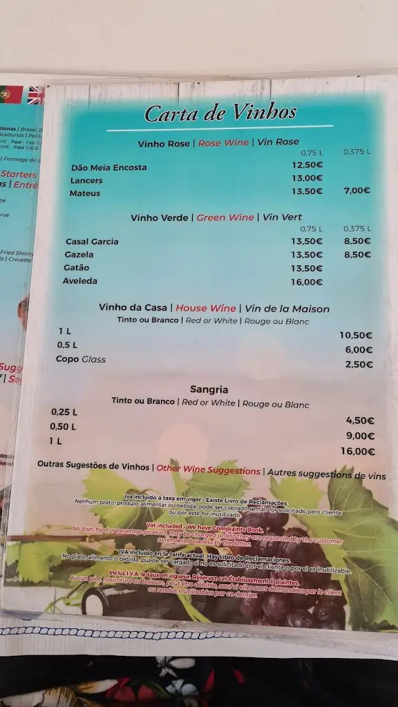 Menu_Estrela do Mar II_Sagres_immagine_1