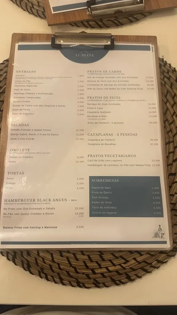 Menu_A Cabana_Sagres_imagen_2