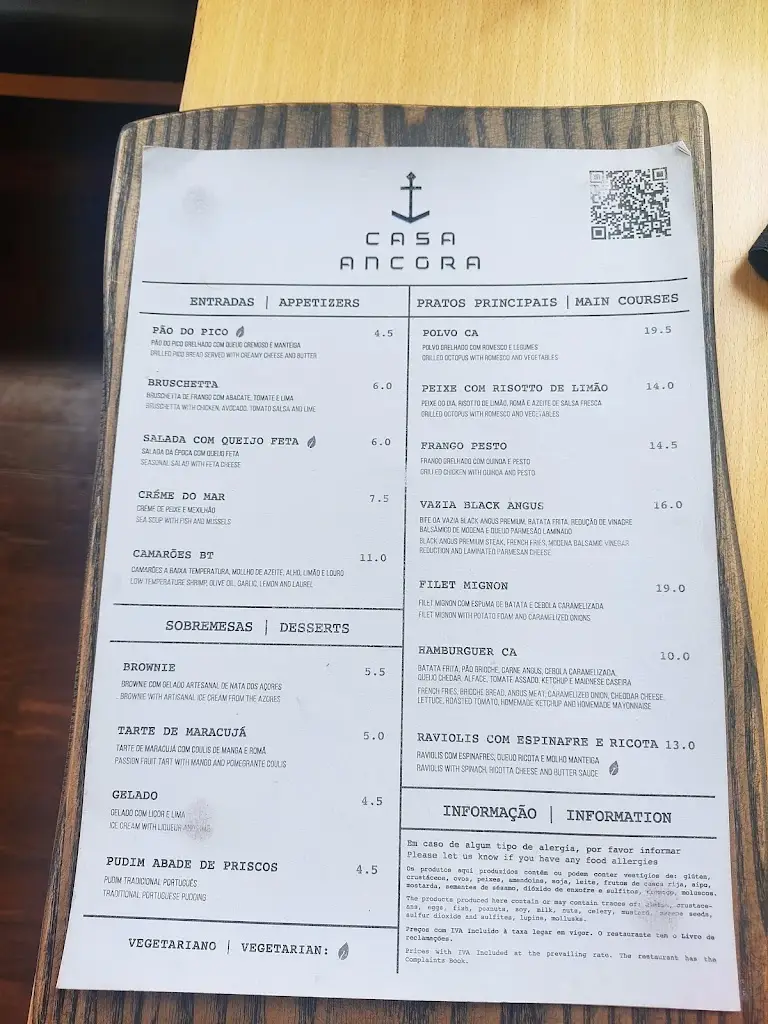 Menu_Casa Âncora_São Roque do Pico_image_3