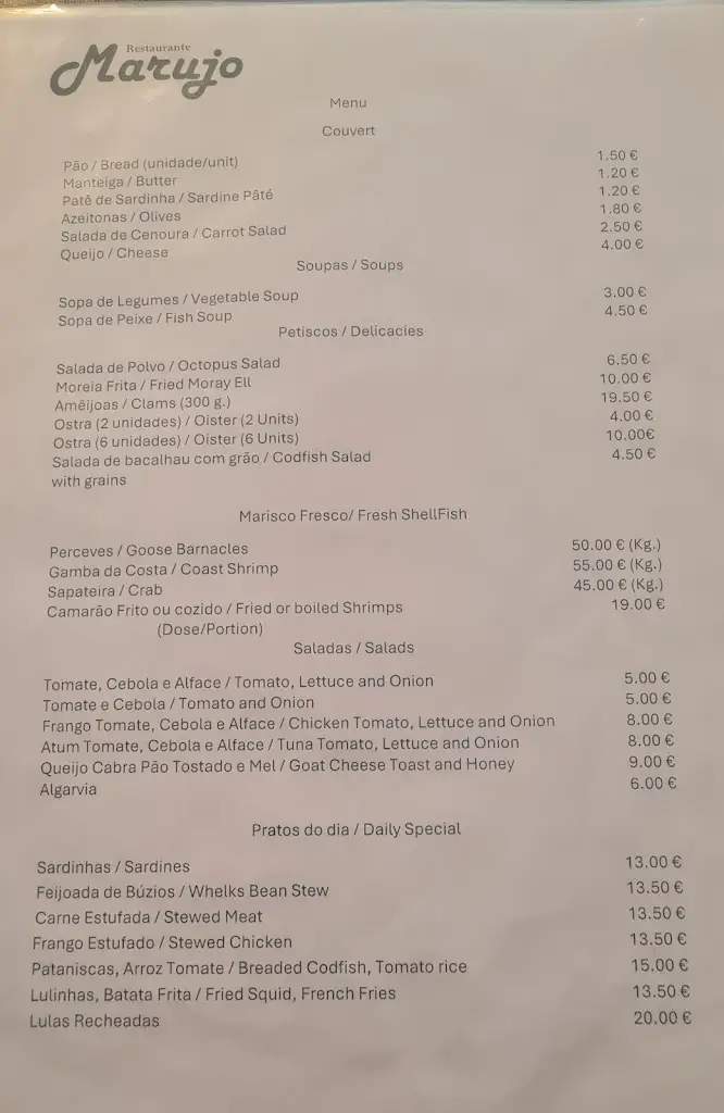 Menu_Restaurante Convívio_Vila do Bispo_immagine_1