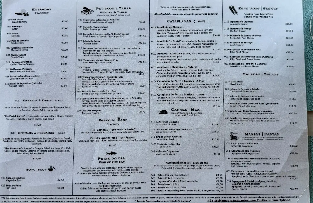 Menu_Zavial_Vila do Bispo_immagine_3