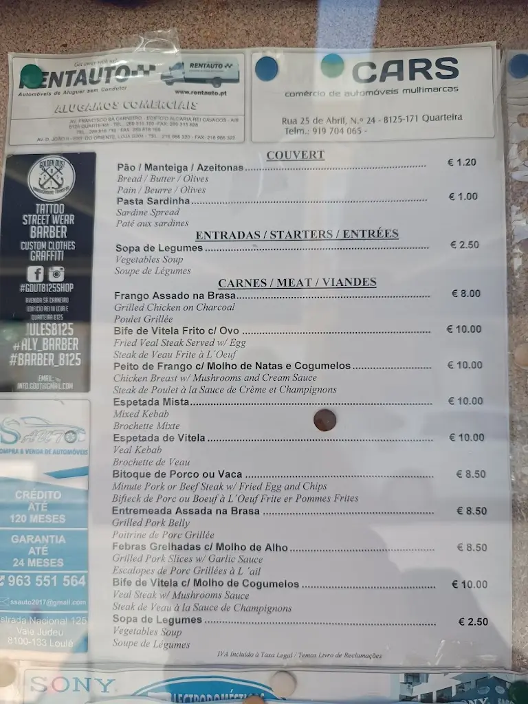 Menu_Piri Piri_Quarteira_immagine_2