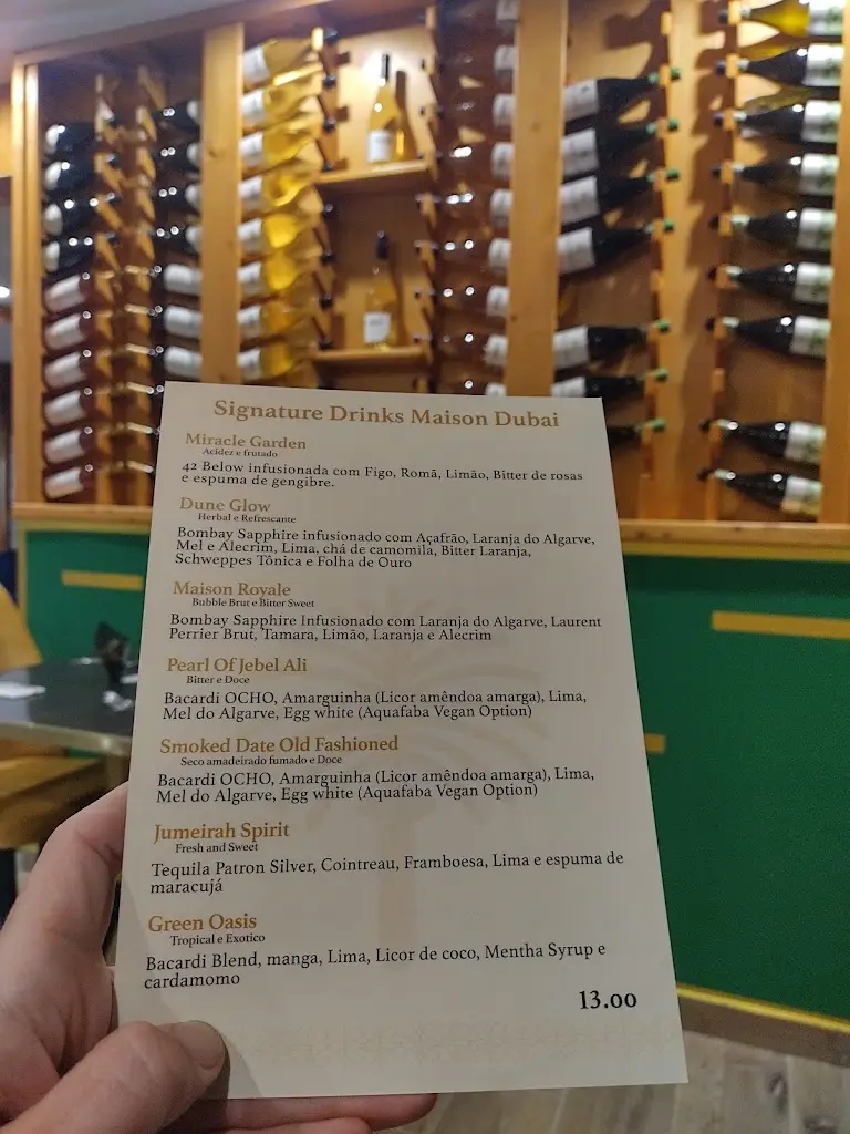 Menu_Maison Dubai_Quarteira_immagine_2