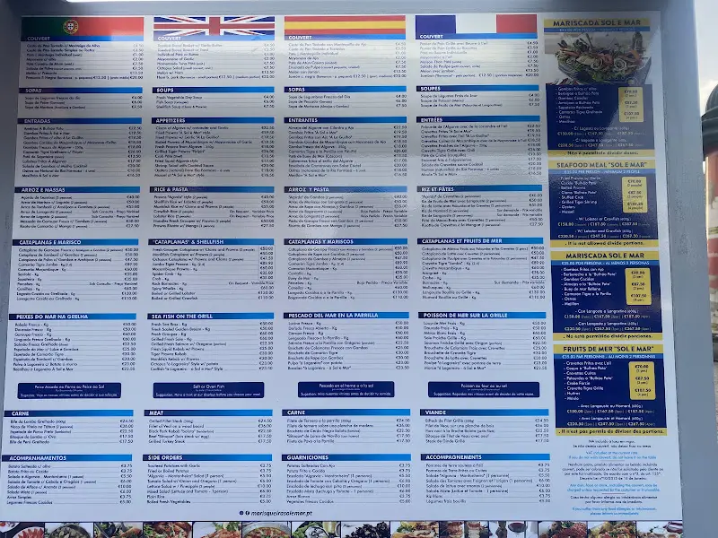 Menu_Marisqueira Sol & Mar_Quarteira_immagine_2