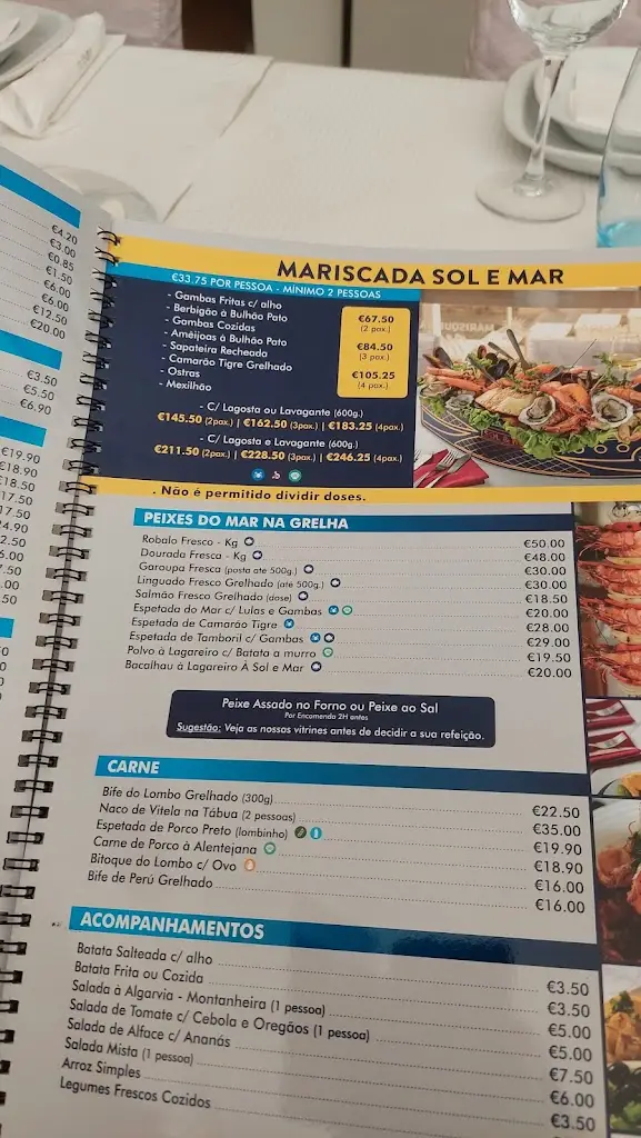 Menu_Marisqueira Sol & Mar_Quarteira_immagine_3