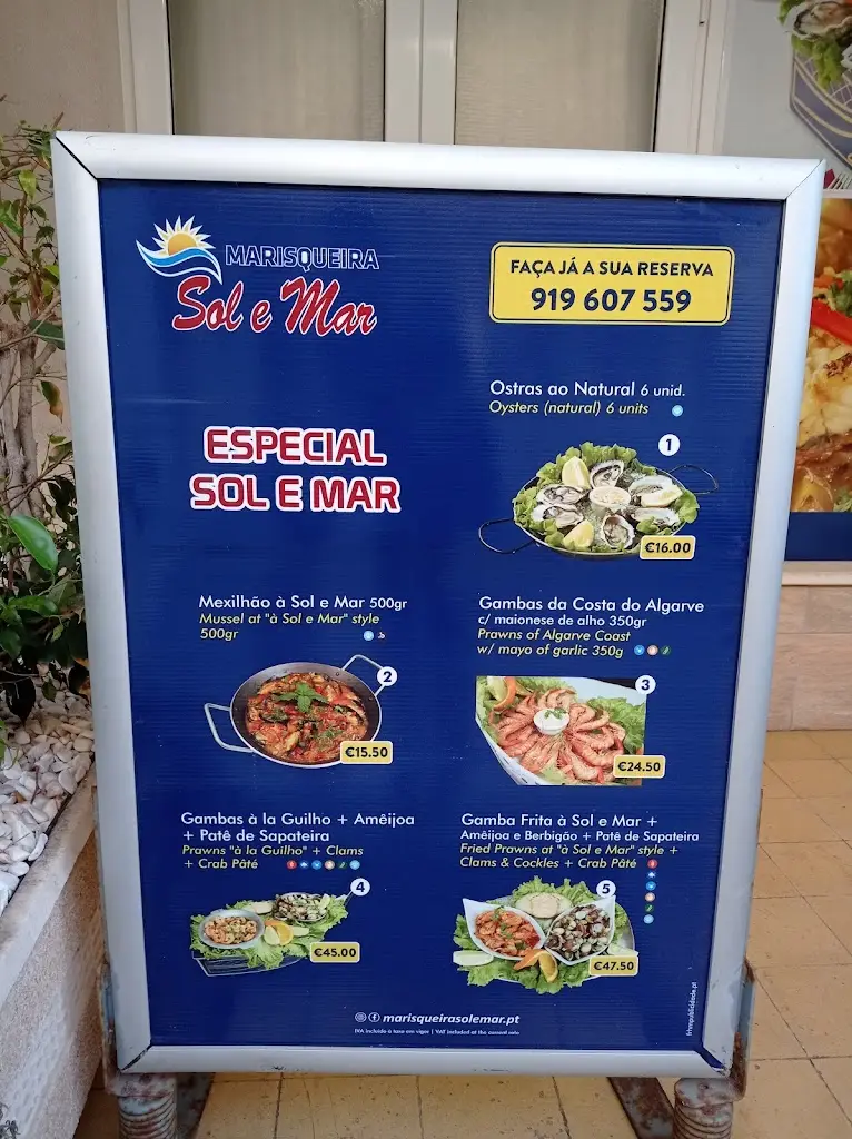 Menu_Marisqueira Sol & Mar_Quarteira_immagine_4