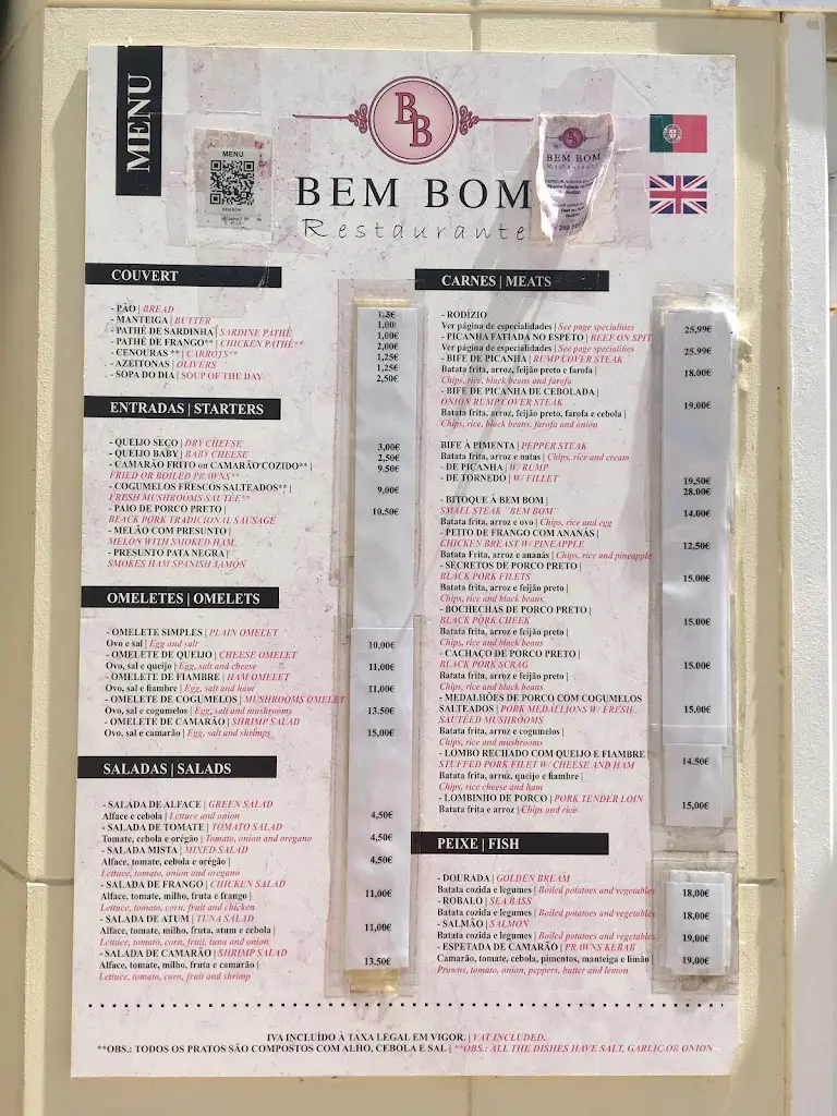 Menu_Restaurante Bem Bom_Quarteira_image_1