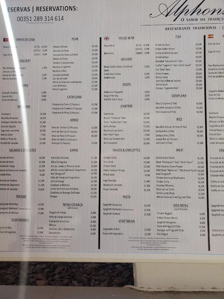 Menu_Restaurante Alphonso's_Quarteira_imagen_2