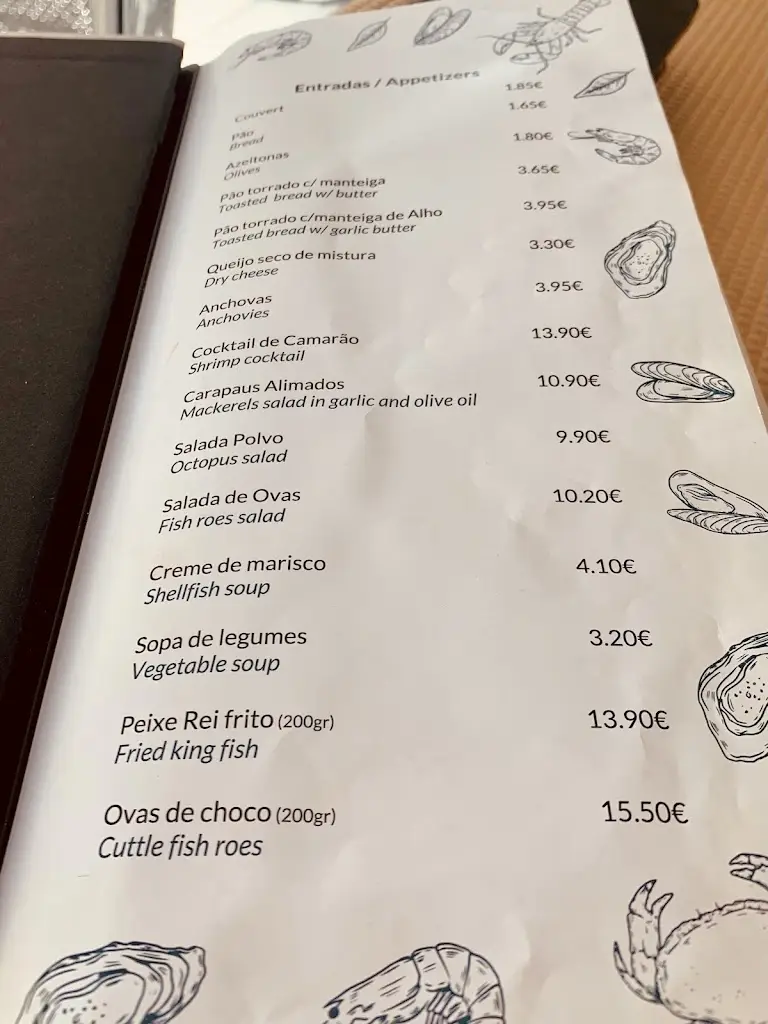 Menu_Marisqueira Santiago_Quarteira_immagine_4