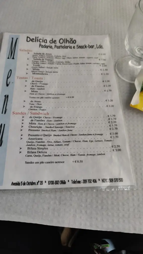 Menu_Delícia de Olhão_Olhão_immagine_2