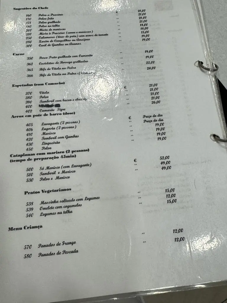 Menu_Restaurante Prazeres_Olhão_imagen_2