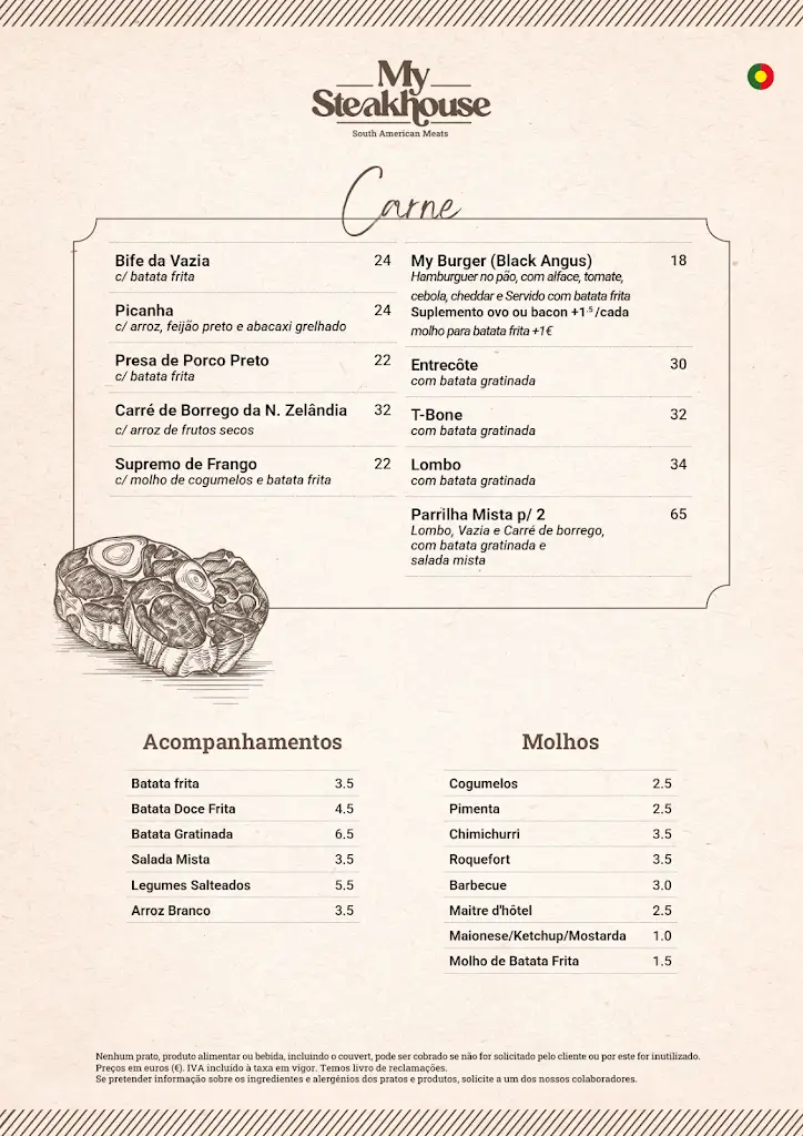 Menu_My Steakhouse Olhão_Olhão_immagine_1
