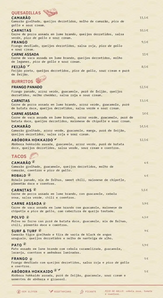 Menu_Playa Restaurante & Bar_Olhão_imagen_1