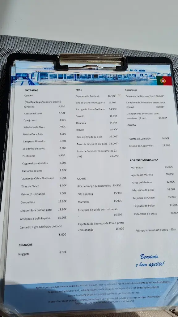 Menu_Grupo Naval de Olhão_Olhão_imagen_1