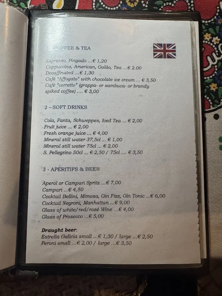 Menu_CAPRICCIO ITALIANO_Olhão_immagine_2