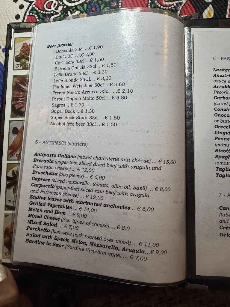 Menu_CAPRICCIO ITALIANO_Olhão_immagine_4