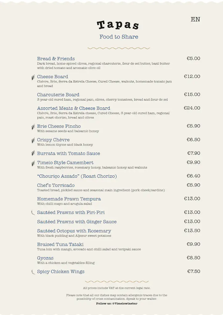 Menu_7imeio winebar_Olhão_image_1