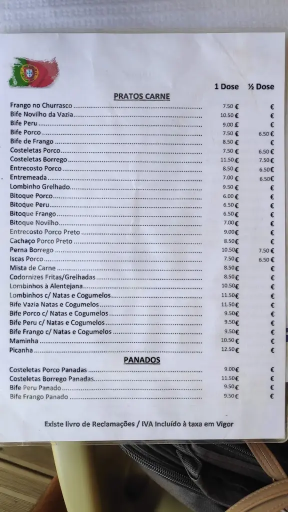 Menu_Restaurante Luís dos Frangos - Churrasqueira Paraiso_São Brás de Alportel_immagine_2