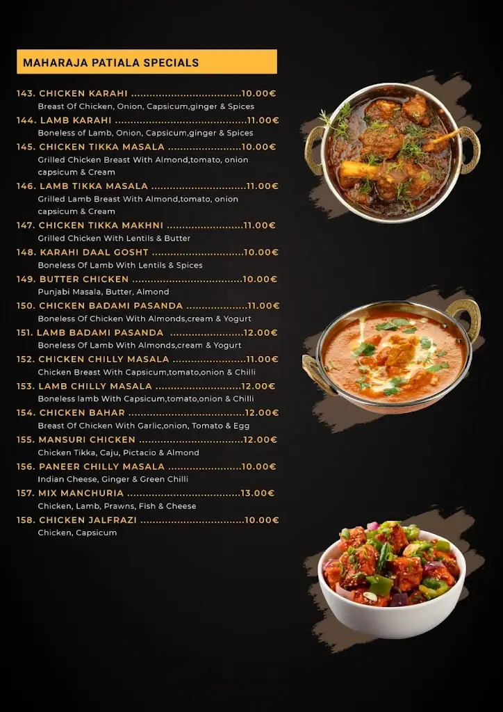 Menu_Maharaja Indian Restaurant_São Brás de Alportel_immagine_1