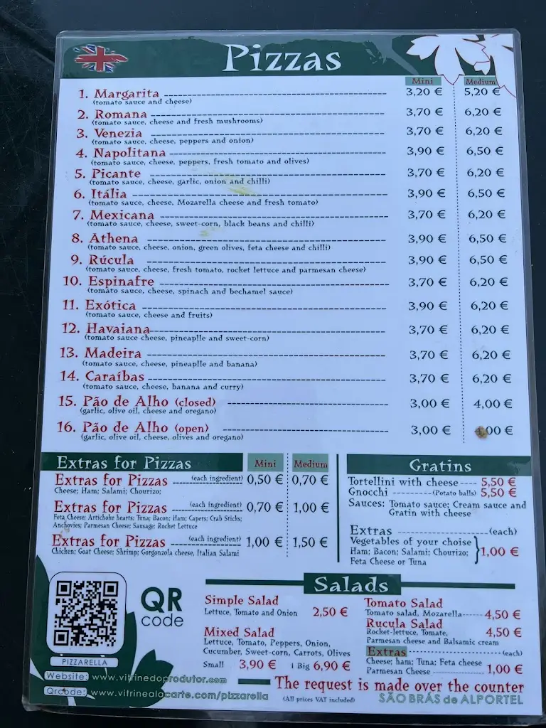 Menu_Pizzarella_São Brás de Alportel_immagine_2