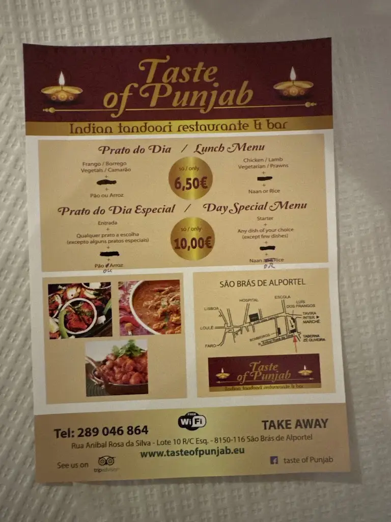 Menu_Taste of Punjab_São Brás de Alportel_image_2