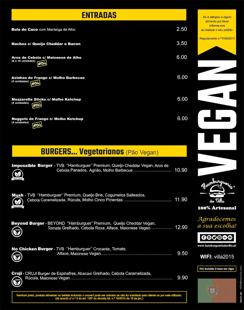 Menu_Hamburgueria da Villa_São Brás de Alportel_immagine_1