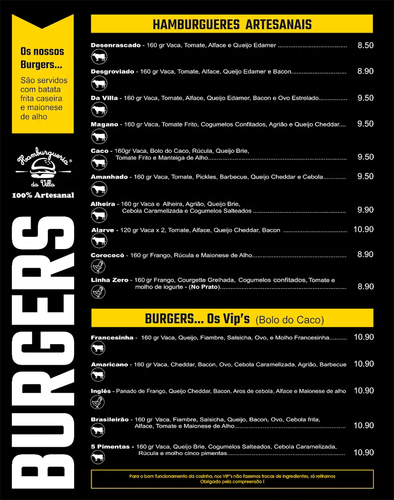 Menu_Hamburgueria da Villa_São Brás de Alportel_immagine_2