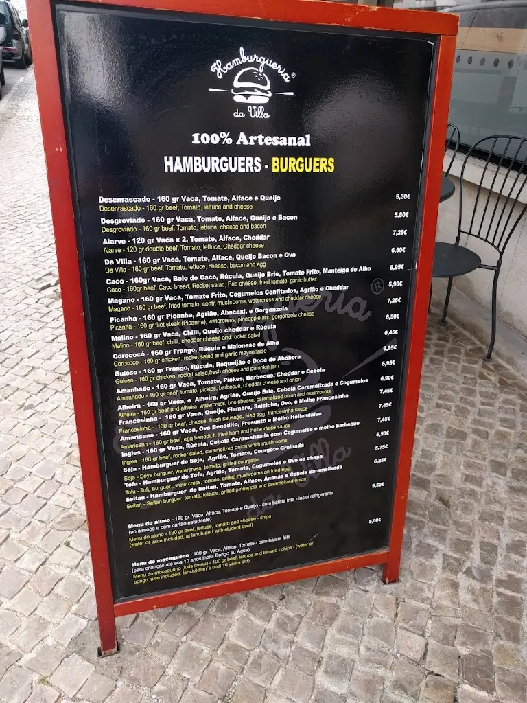 Menu_Hamburgueria da Villa_São Brás de Alportel_immagine_3