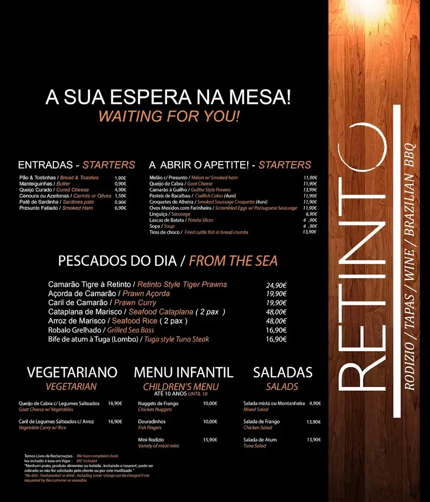 Menu_Retinto Rodízio & Wine, Vilamoura_Vilamoura_immagine_1