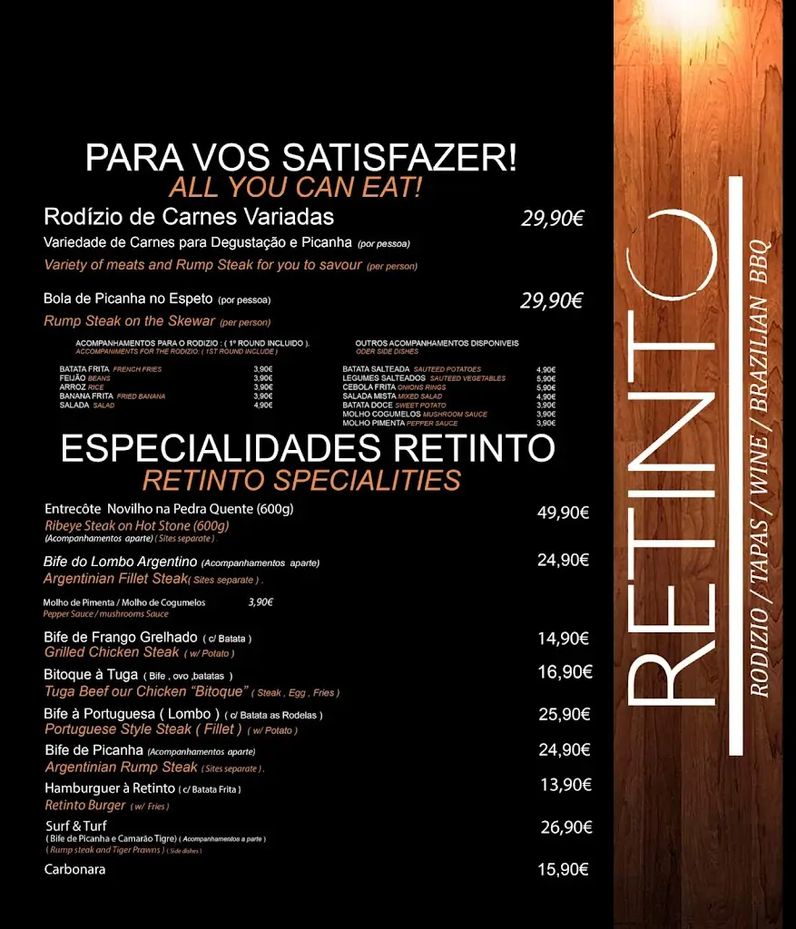 Menu_Retinto Rodízio & Wine, Vilamoura_Vilamoura_immagine_2