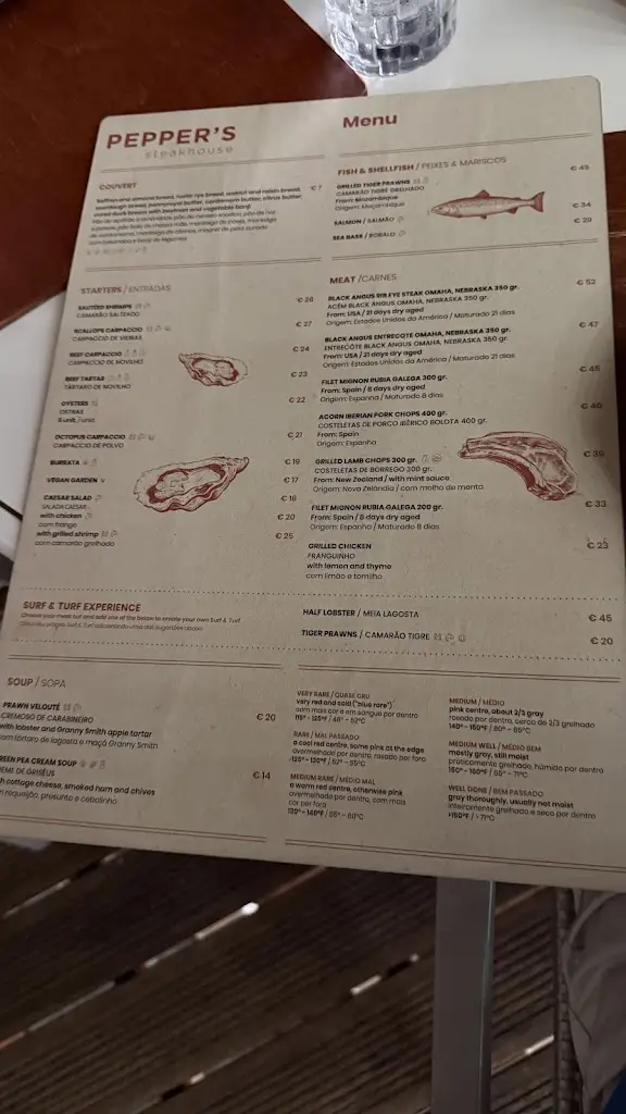 Menu_Pepper's Steakhouse_Vilamoura_immagine_2