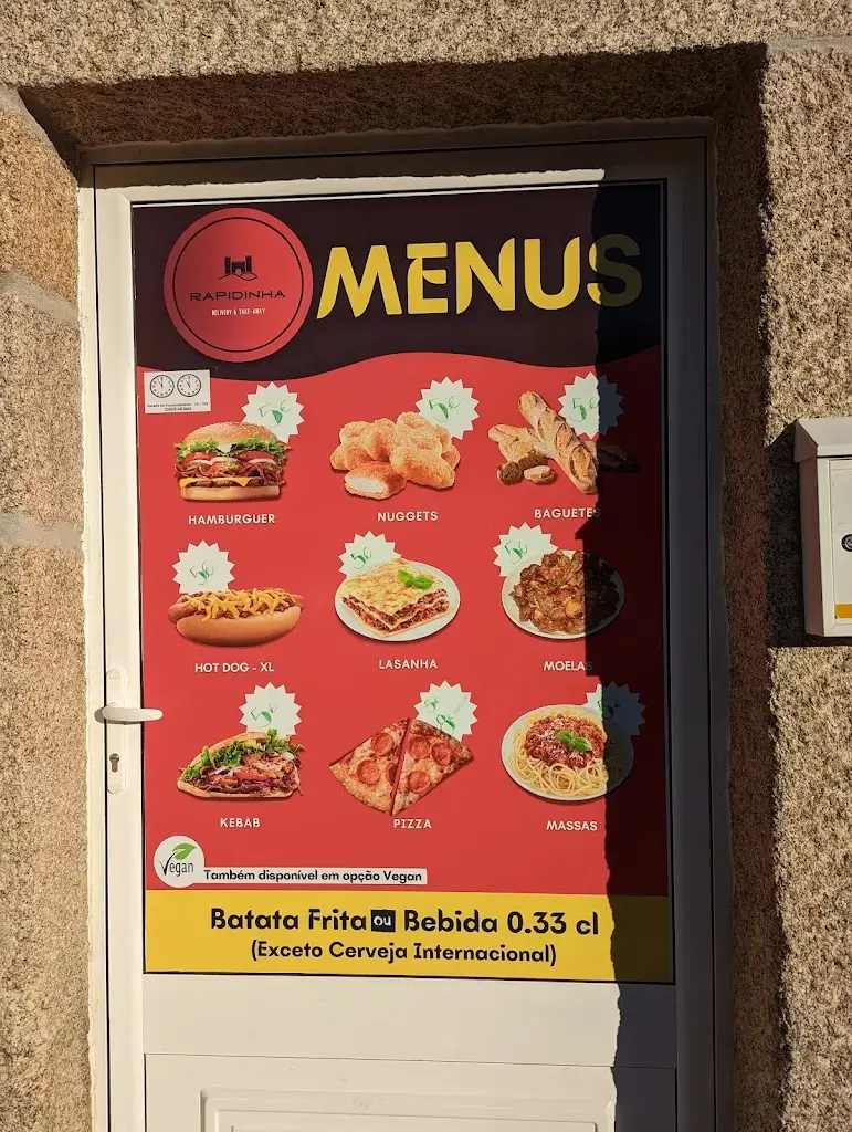 Menu_A Rapidiinha Take Away Sabugal_Aldeia de Santo António_imagen_2