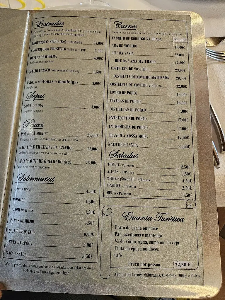 Menu_Robalo_Aldeia de Santo António_immagine_1