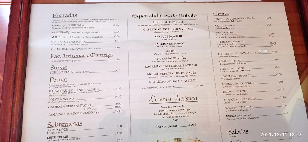 Menu_Robalo_Aldeia de Santo António_immagine_3
