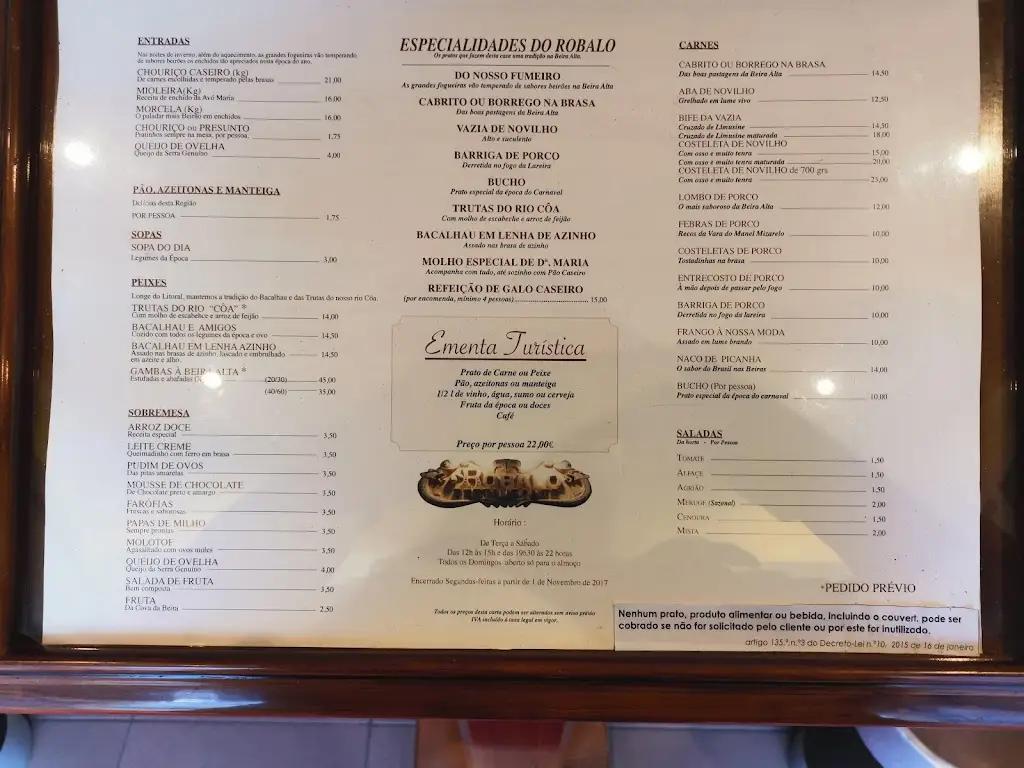 Menu_Robalo_Aldeia de Santo António_immagine_4