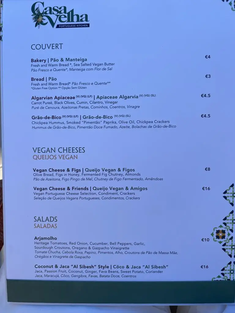 Menu_Restaurante Casa Velha_Aldeia Velha_immagine_3