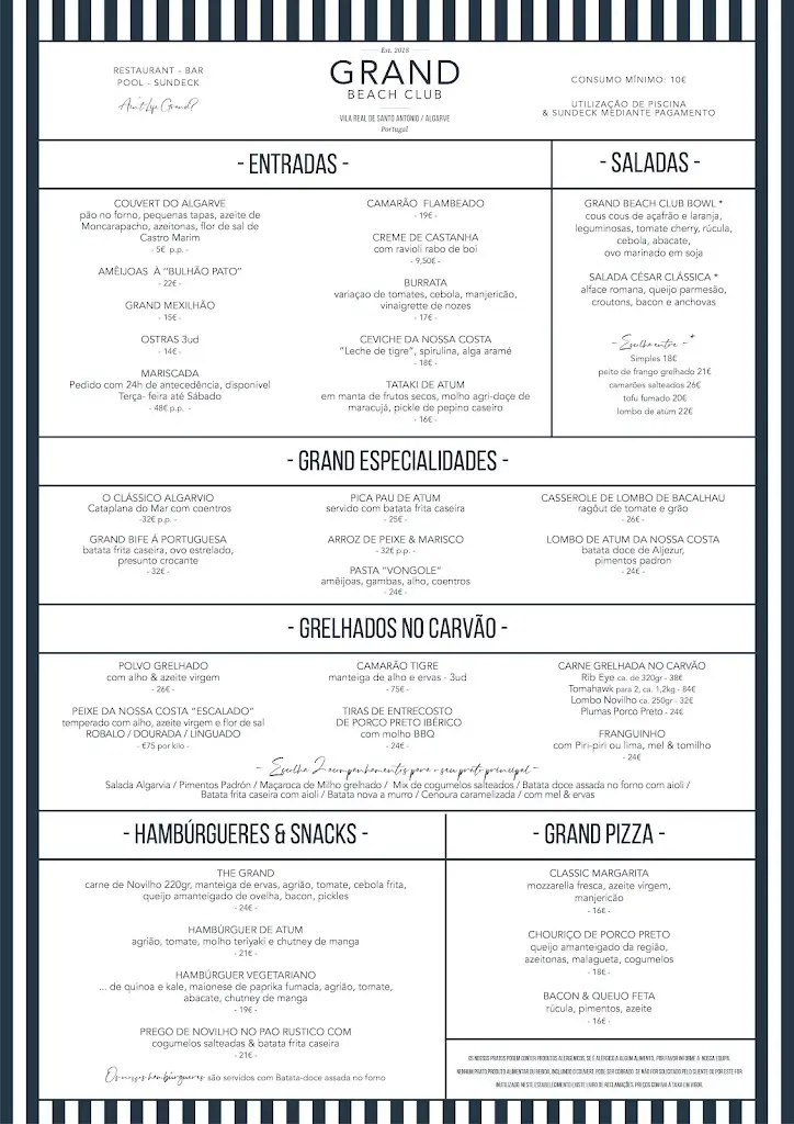 Menu_Grand Beach Club_Vila Real de Santo António_imagen_3