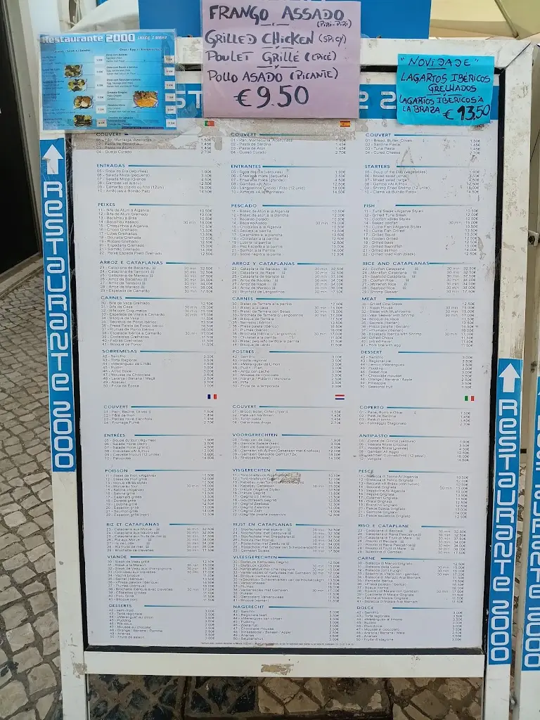 Menu_Restaurante 2000_Vila Real de Santo António_immagine_1