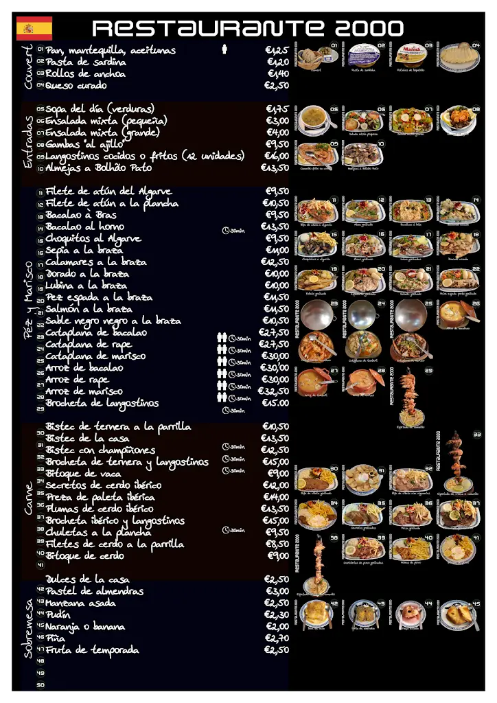 Menu_Restaurante 2000_Vila Real de Santo António_immagine_3